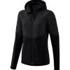 Damen Erima Jacken | Erima Damen Hybrid Jacke Schwarz Gunstig