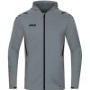 Kinder Jako Jacken | Jako Kinder Trainingsjacke Mit Kapuze Challenge Grau-Schwarz