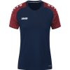 Damen Jako T-Shirts | Jako Damen T-Shirt Performance Blau-Rot