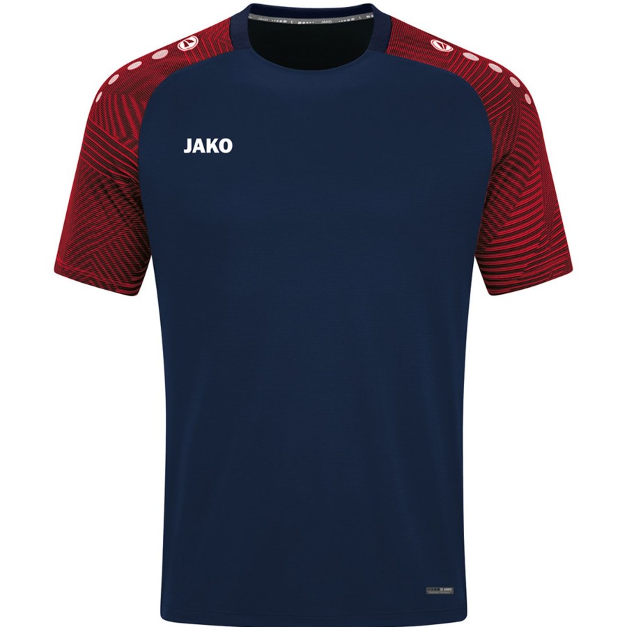 Herren Jako T-Shirts | Jako Herren T-Shirt Performance Blau-Rot