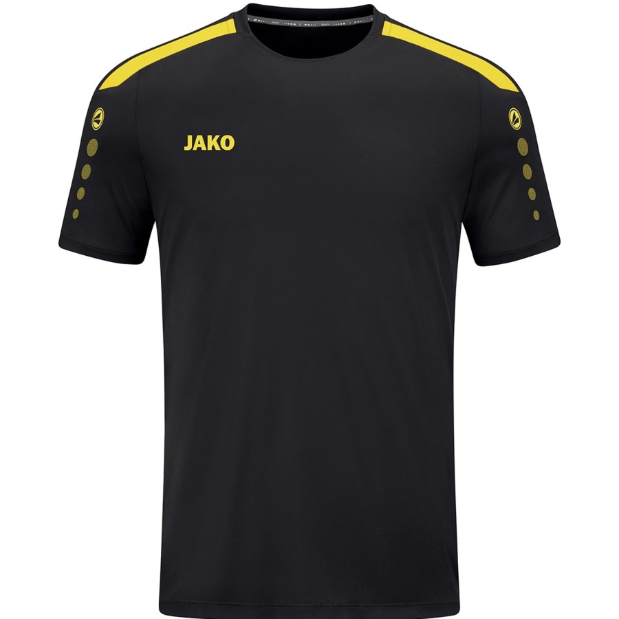 Herren Jako Trikots | Jako Herren Trikot Power Schwarz/Citro