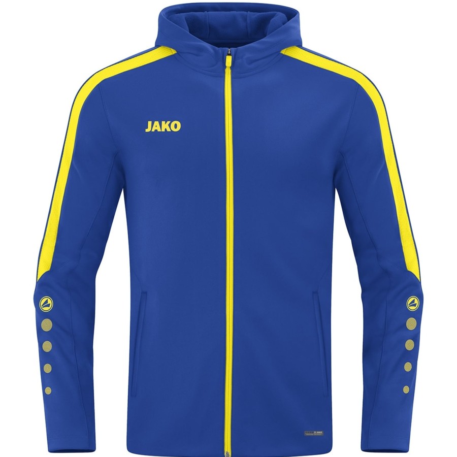 Damen Jako Jacken | Jako Damen Kapuzenjacke Power Royal/Citro