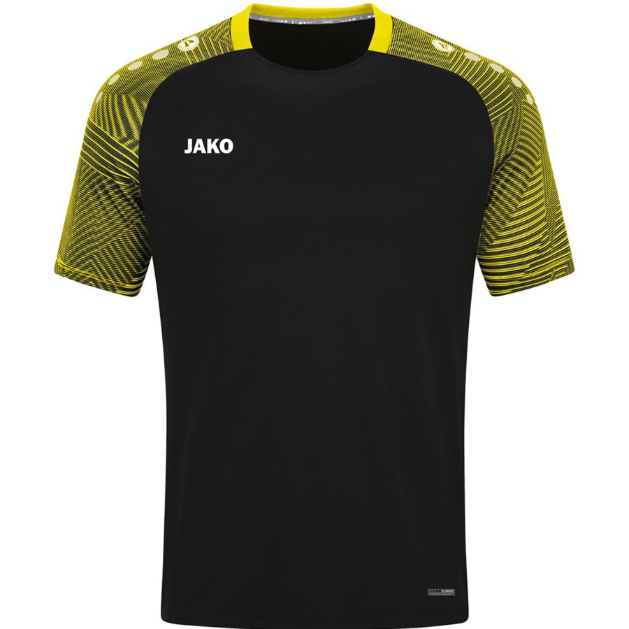 Herren Jako T-Shirts | Jako Herren T-Shirt Performance Schwarz-Gelb