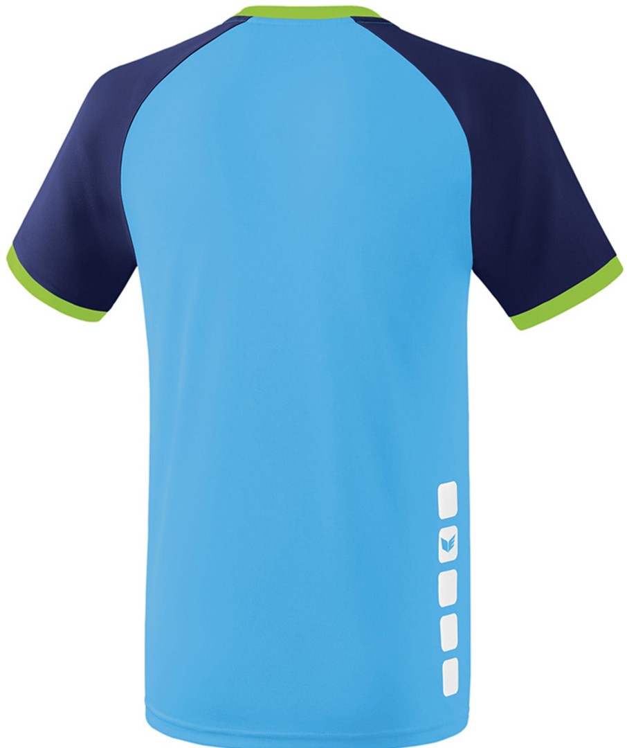 Herren Erima Trikots | Erima Zenari 3.0 Trikot Curacao-New Navy-Green Gecko