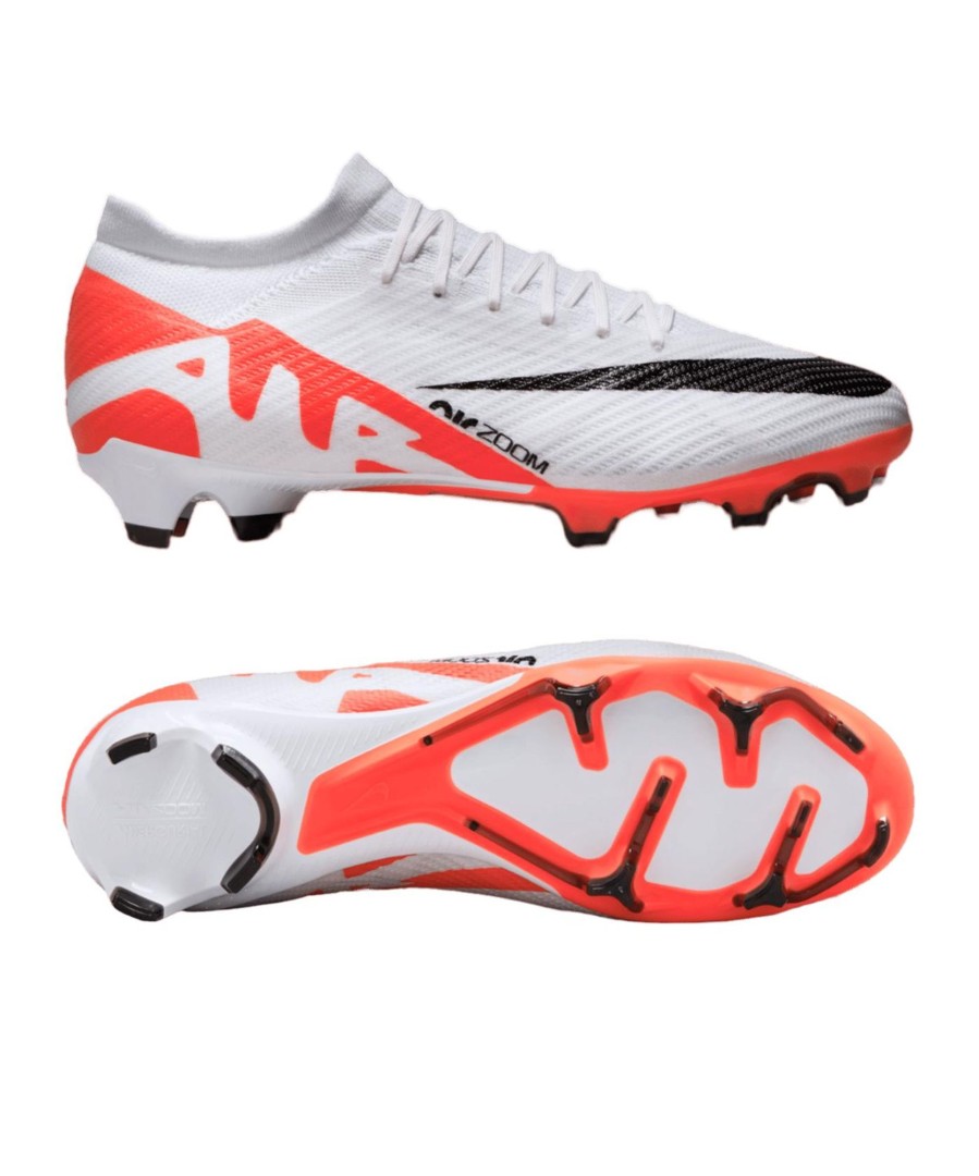 Sportschuhe Nike Nike Fusballschuhe | Nike Air Zoom Mercurial Vapor Xv Pro Fg Ready Rot Weiss Schwarz F600