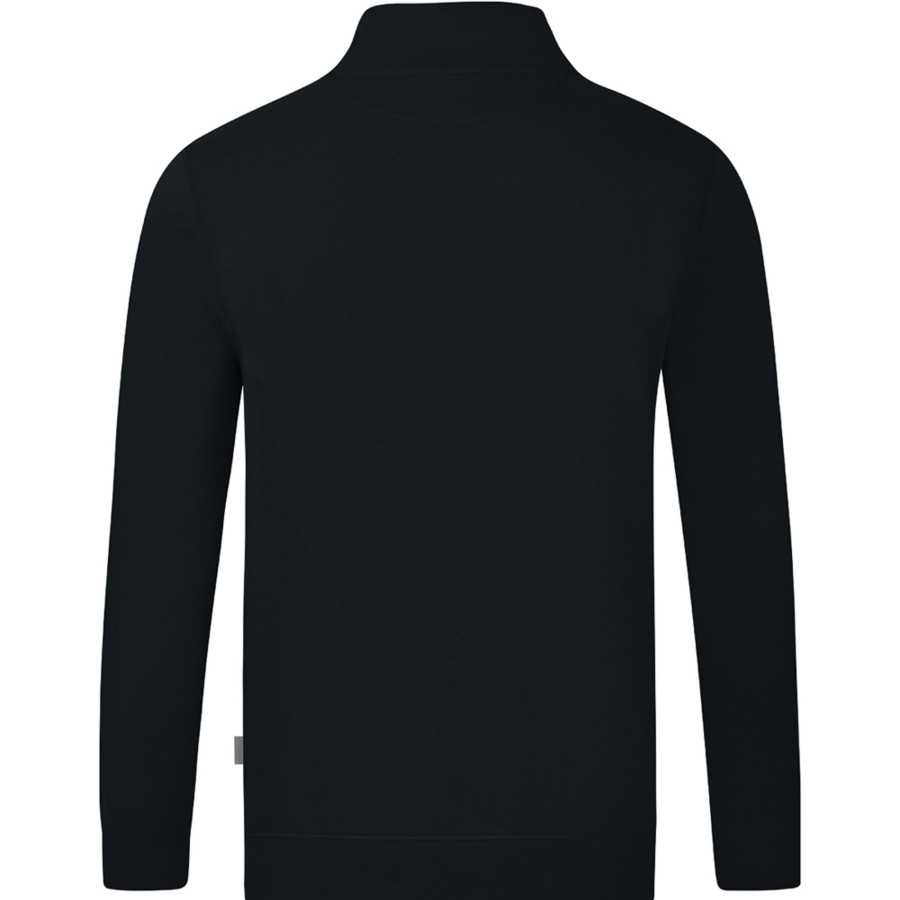 Herren Jako Sweatshirts | Jako Herren Ziptop Doubletex Schwarz