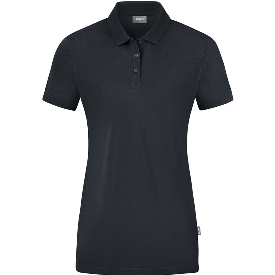 Damen Jako Polo-Shirts | Jako Damen Polo Doubletex Grau