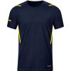 Herren Jako T-Shirts | Jako Herren T-Shirt Challenge Blau-Gelb