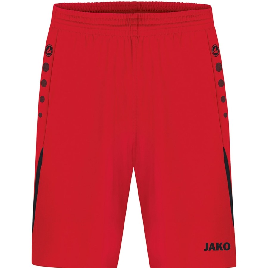 Damen Jako Shorts | Jako Damen Sporthose Challenge Rot-Schwarz