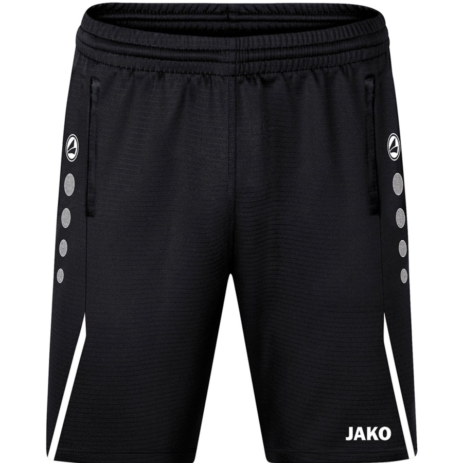 Kinder Jako Shorts | Jako Kinder Trainingsshorts Challenge Schwarz-Weis