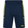 Herren Jako Shorts | Jako Herren Trainingsshorts Allround Blau-Gelb