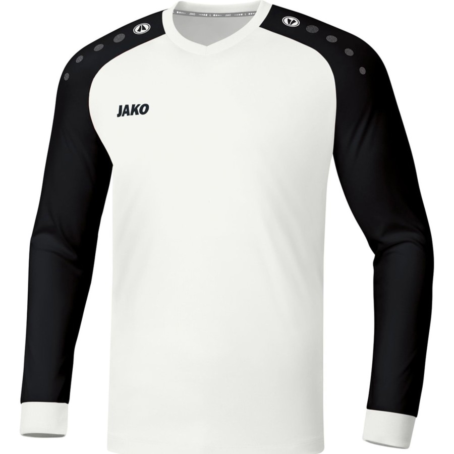 Kinder Jako Trikots | Jako Kinder Langarm Trikot Champ 2.0 Weis-Schwarz