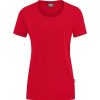 Damen Jako T-Shirts | Jako Damen T-Shirt Organic Stretch Rot