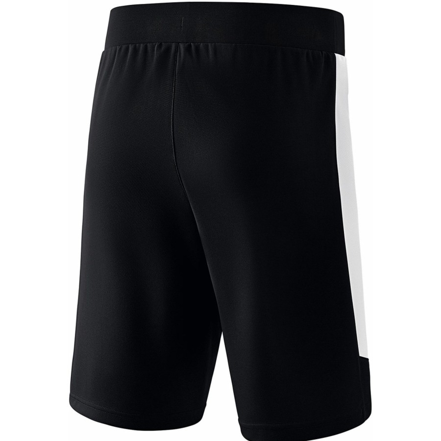 Kinder Erima Shorts | Erima Kinder Training Shorts Squad Schwarz-Weis