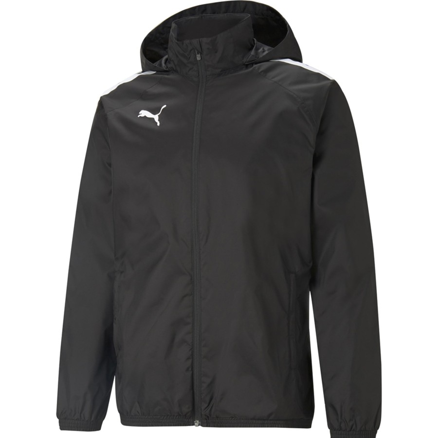 Kinder Puma Jacken | Puma Kinder Allwetterjacke Teamliga Schwarz