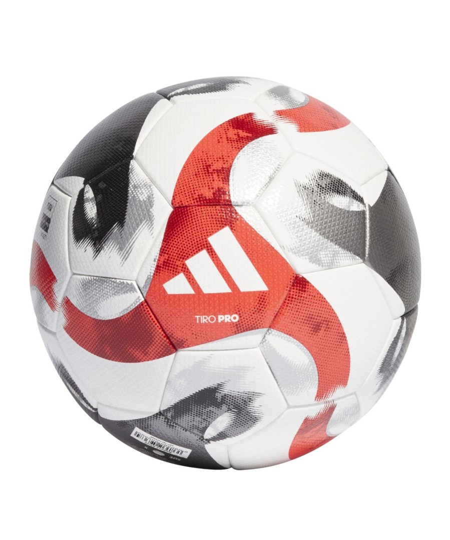 Sportausruestung Adidas | Adidas Tiro Pro Spielball Weiss Schwarz Orange