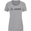 Damen Jako T-Shirts | Jako Damen T-Shirt Promo Grau