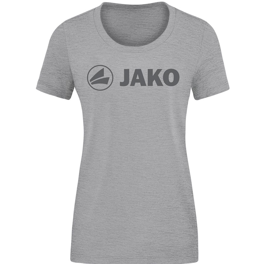 Damen Jako T-Shirts | Jako Damen T-Shirt Promo Grau