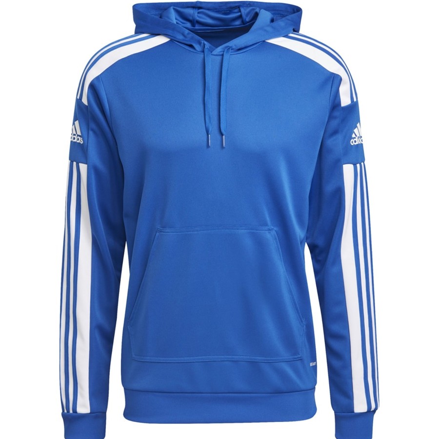 Herren Adidas Hoodies | Adidas Herren Hoodie Squadra 21 Blau-Weis