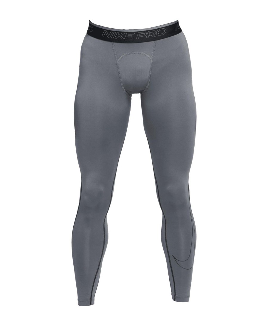 Herren Nike Tights | Nike Pro Tight Grau Schwarz F068