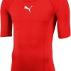 Kinder Puma Baselayer | Puma Liga Baselayer Kinder Kurzarm Shirt Puma Red