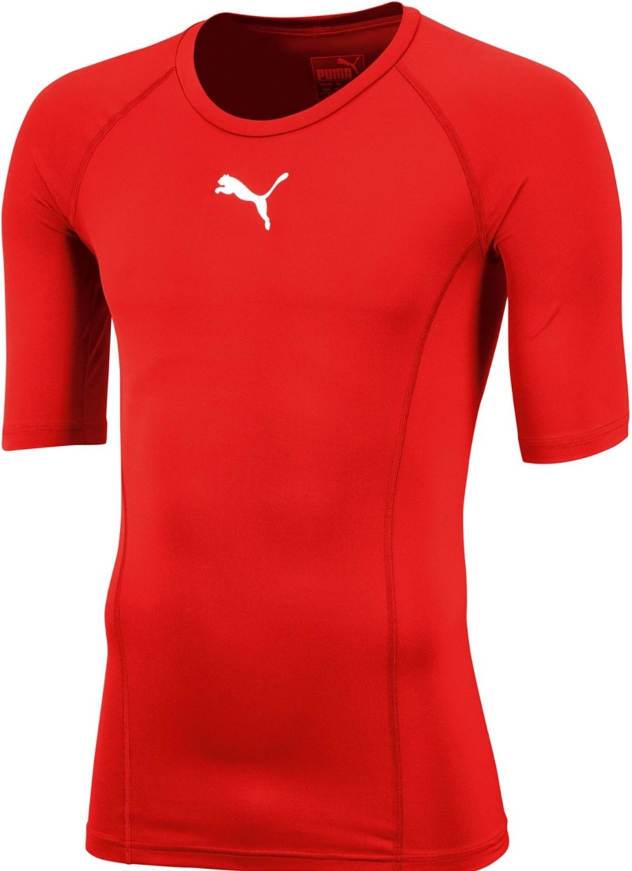 Kinder Puma Baselayer | Puma Liga Baselayer Kinder Kurzarm Shirt Puma Red