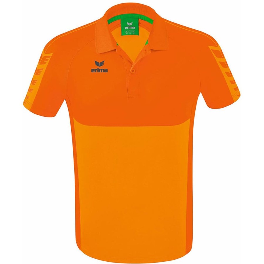 Herren Erima Polo-Shirts | Erima Herren Polo Shirt Six Wings Orange