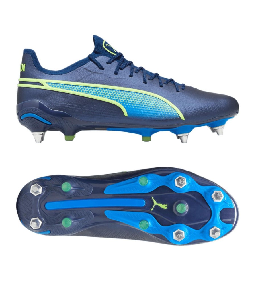 Sportschuhe Puma Puma Fusballschuhe | Puma Fusballschuh King Ultimate Mxsg Gear Up Blau Grun F02