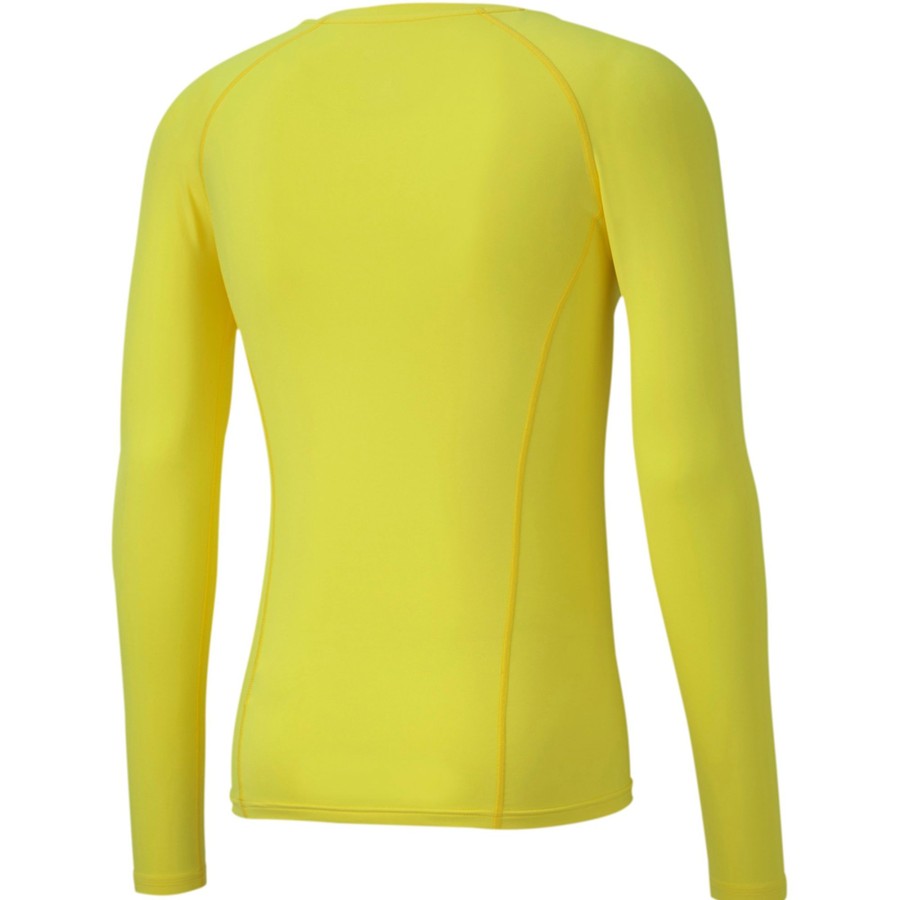 Herren Puma Baselayer | Puma Langarm Shirt Liga Baselayer Gelb