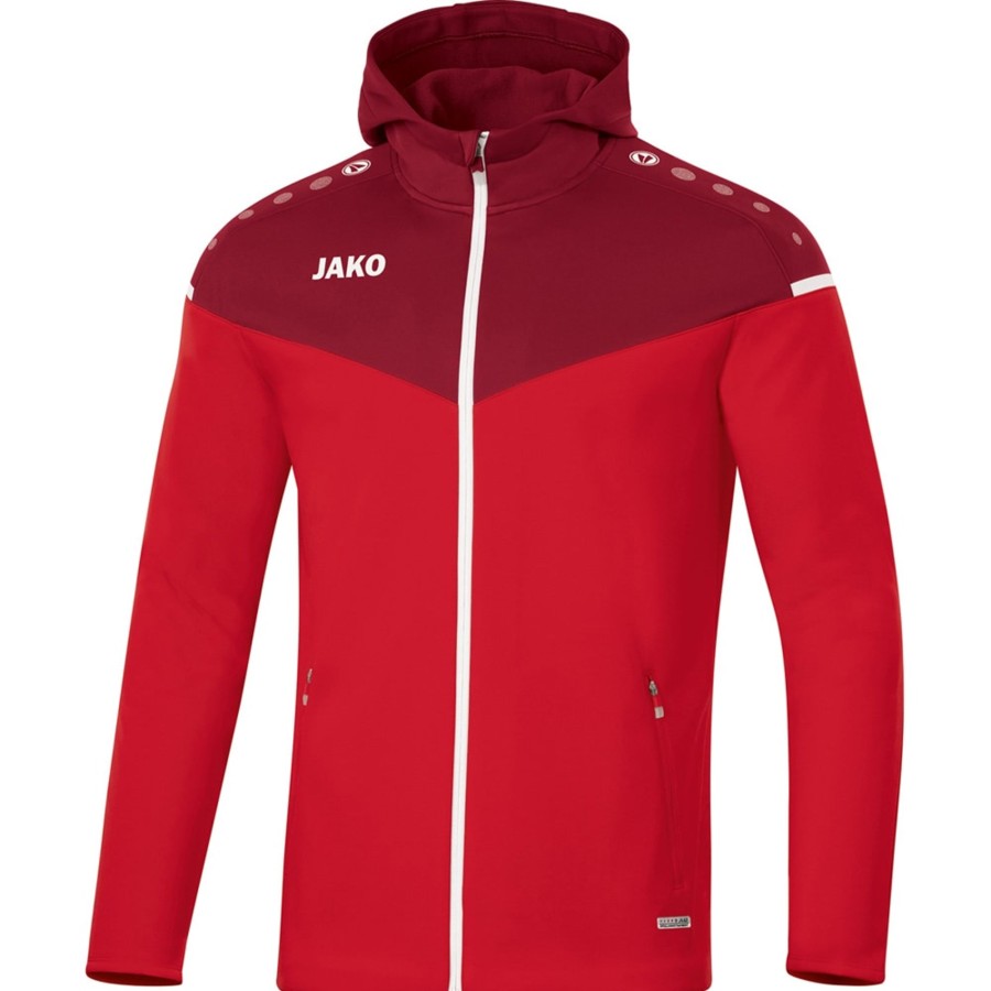 Kinder Jako Jacken | Jako Kinder Kapuzenjacke Champ 2.0 Rot