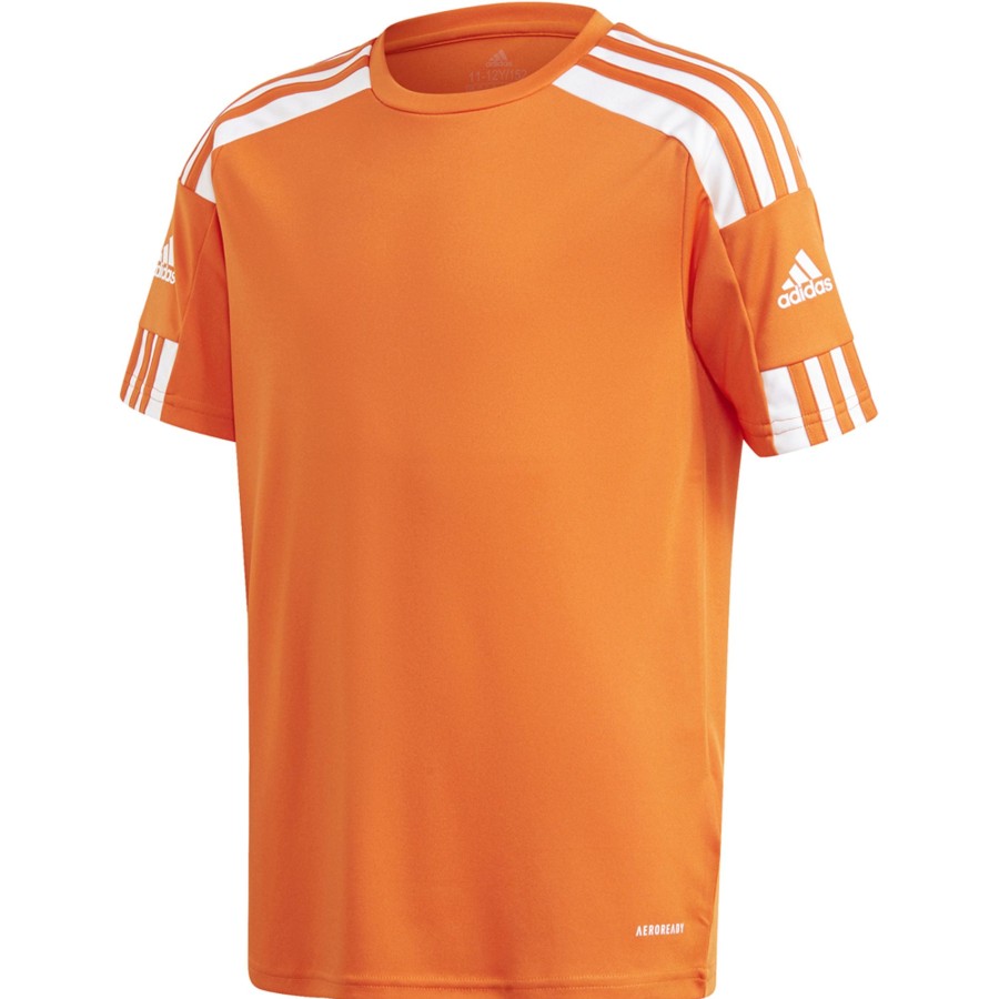 Kinder Adidas Trikots | Adidas Kinder Kurzarm Trikot Squadra 21 Orange-Weis