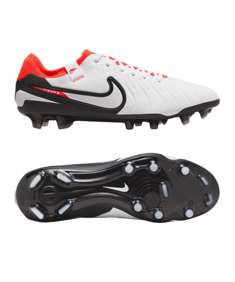 Sportschuhe Nike Nike Fusballschuhe | Nike Fusballschuh Tiempo Legend X Pro Fg Ready Weis Schwarz Rot