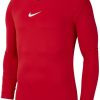 Herren Nike Baselayer | Nike Park First Layer Langarm Shirt University Rot-Weis