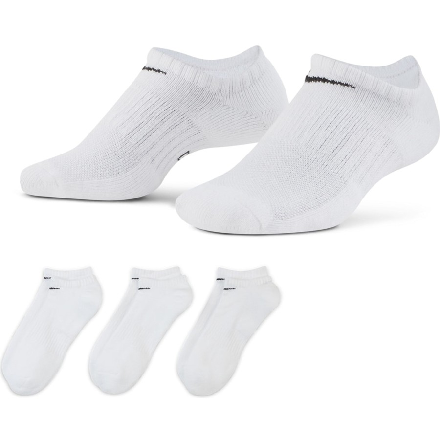 Herren Nike Socken | Nike Socken Everyday Cushioned No-Show 3Er Pack Schwarz