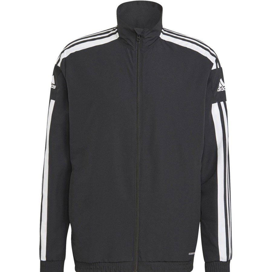 Herren Adidas Jacken | Adidas Herren Prasentationsjacke Squadra 21 Schwarz-Weis