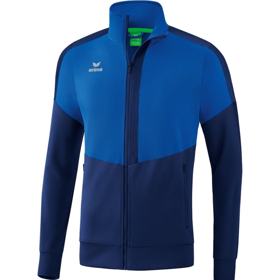 Kinder Erima Jacken | Erima Kinder Trainingsjacke Squad Blau