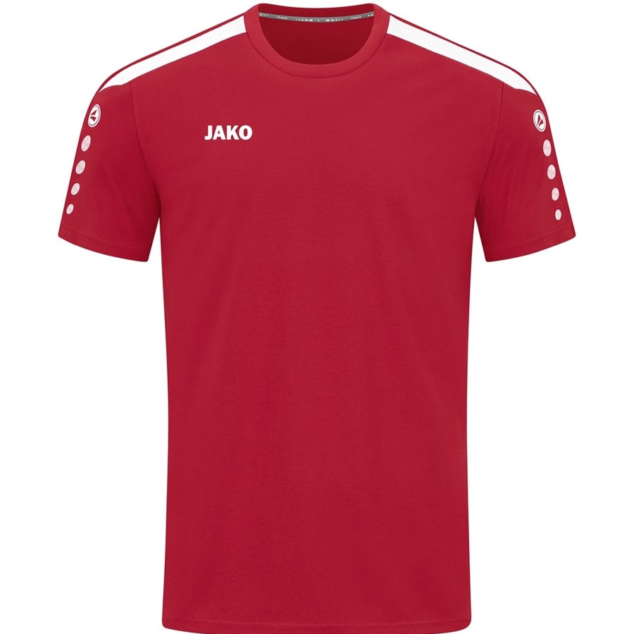 Herren Jako T-Shirts | Jako Herren T-Shirt Power Rot