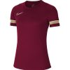 Damen Nike Trikots | Nike Damen Kurzarm Training Top Academy 21 Rot-Gold