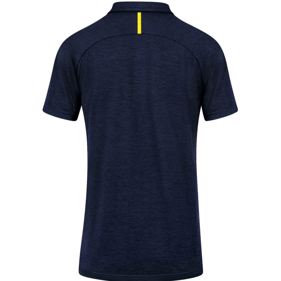 Damen Jako Polo-Shirts | Jako Damen Polo Challenge Blau-Gelb