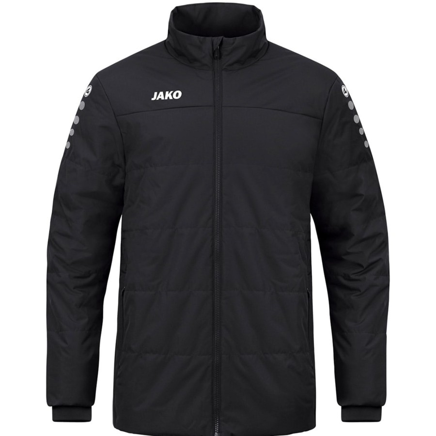 Kinder Jako Jacken | Jako Kinder Coachjacke Team Schwarz