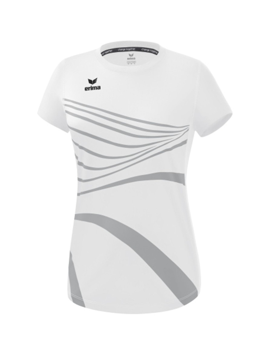 Damen Erima T-Shirts | Erima Damen Racing T-Shirt New White Gunstig