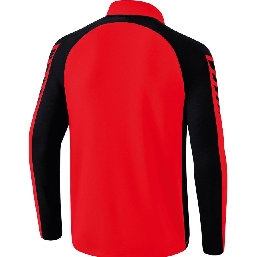 Herren Erima Sweatshirts | Erima Trainingstop Six Wings Rot-Schwarz