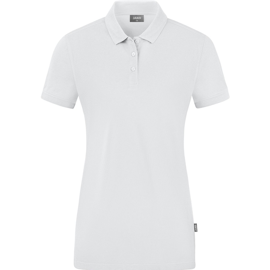 Damen Jako Polo-Shirts | Jako Damen Polo Doubletex Weis