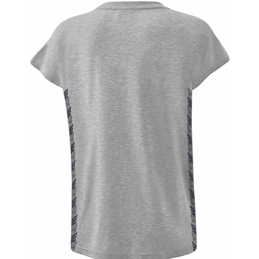 Damen Erima T-Shirts | Erima Damen T-Shirt Essential Team Grau