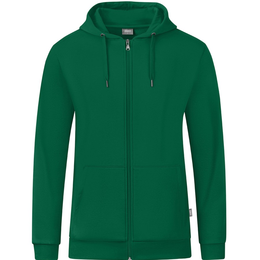 Herren Jako Jacken | Jako Herren Kapuzenjacke Organic Grun