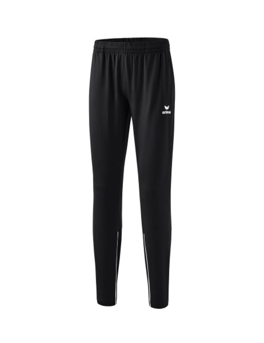 Damen Erima Trainingshosen | Erima Damen Performance Trainingshose Schwarz/Weis Gunstig