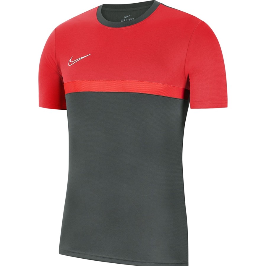 Kinder Nike Trikots | Nike Kinder Kurzarm Top Academy 20 Pro Grau-Rot