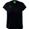 Damen Erima T-Shirts | Erima Damen T-Shirt Essential Team Schwarz-Grau