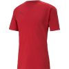 Damen Puma T-Shirts | Puma T-Shirt Teamcup Casuals Rot