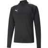 Herren Puma Sweatshirts | Puma 1/4 Zip Top Teamliga Schwarz-Weis